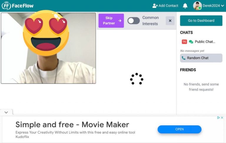 FaceFlow Review 2025: A 100% Free Global Video Chat Platform